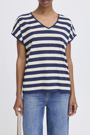B Young Santo Stripe T-Shirt - 2 colours